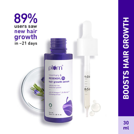 Plum Rosemary Redensyl Hair Growth Serum