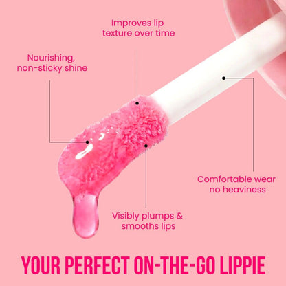 FOREVER 52 JUICY GLOW LIP OIL JGI002 BUBBLEGUM