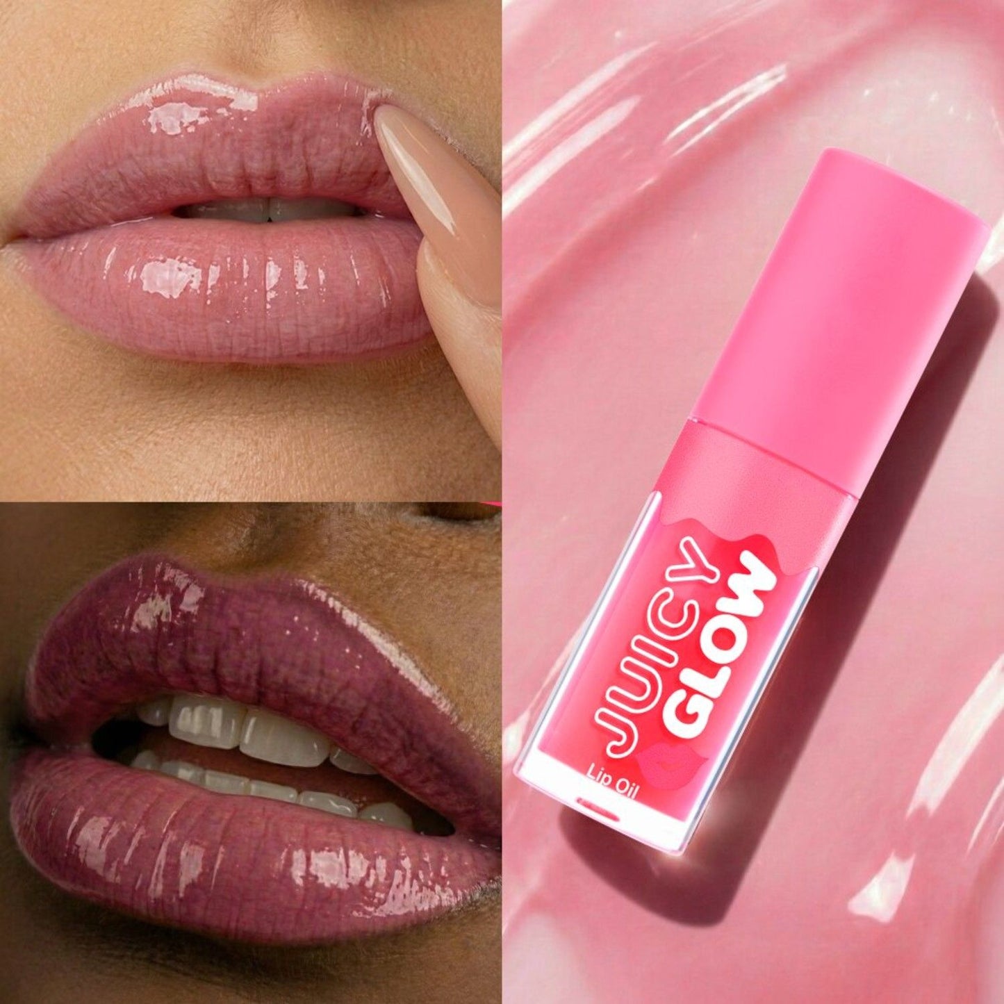 FOREVER 52 JUICY GLOW LIP OIL JGI002 BUBBLEGUM