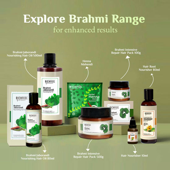 RICHFEEL BRAHMI INTENSIVE REPAIR HAIR PACK 100G