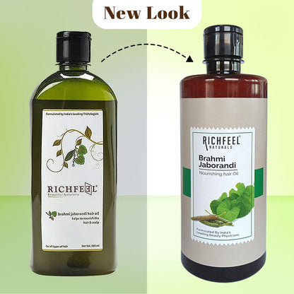 RICHFEEL HAIR OIL BRAHMI JABORANDI 500 ML