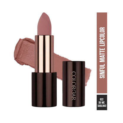 COLORBAR LIPSTICK SINFUL MATTE 022DO ME DARLING 3.5 G