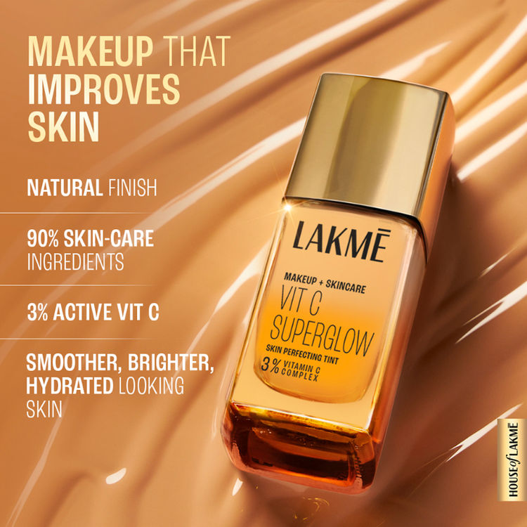 LAKME VITAMIN-C SUPERGLOW PERFECTING TINT C100 COOL IVRY 25ML
