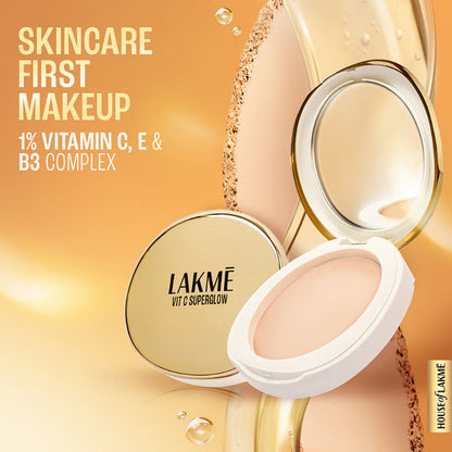 LAKME VITAMIN-C SUPERGLOW COMPACT 16 SAND 8G