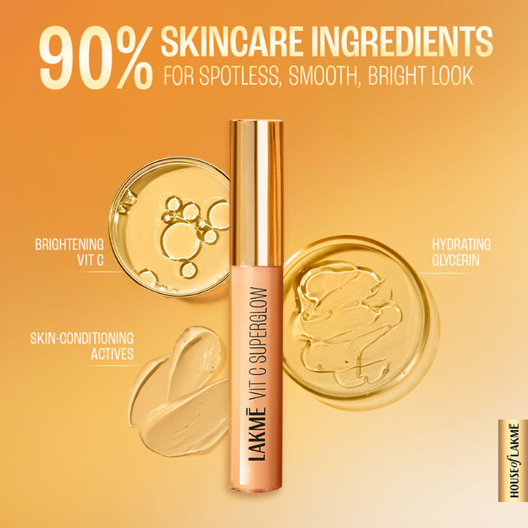 LAKME VITAMIN-C SUPERGLOW PERFECTING CONCEALER 10 IVORY 5.4ML