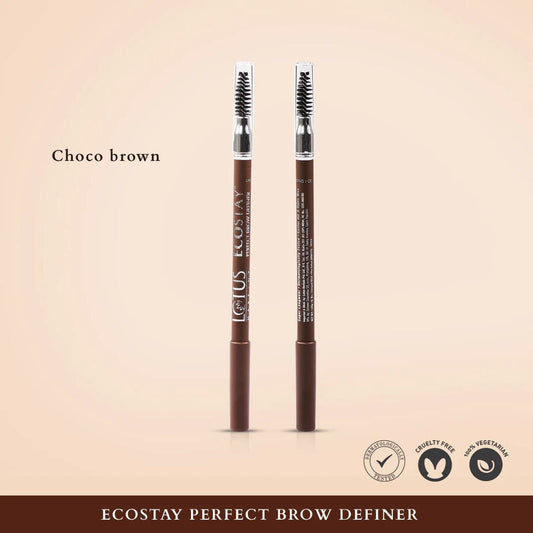 LOTUS MAKEUP ECOSTAY PERFECT BROW DEFINER BD1 CHOCO BROWN