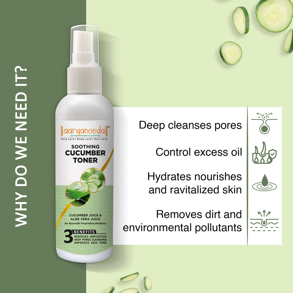 ARYANVEDA SOOTHING CUCUMBER TONER 100ML