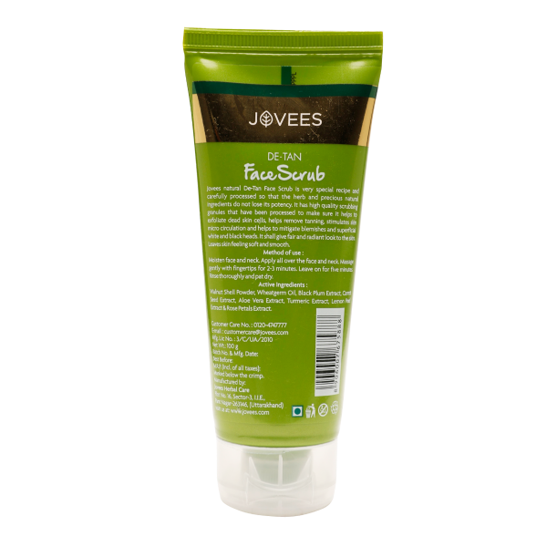 JOVEES DE-TAN SCRUB 50GM