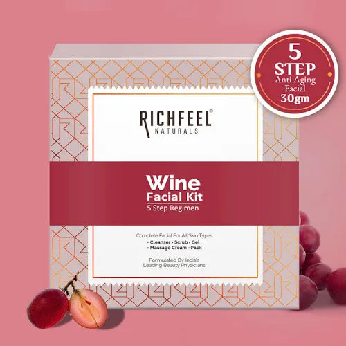 RICHFEEL WINE FACIAL KIT