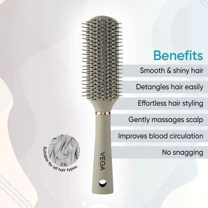 VEGA FLAT HAIR BRUSH E35-FB