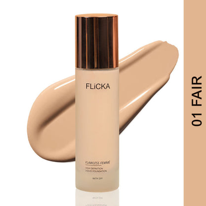 FLICKA FOUNDATION FLAWLESS FEMME 01 FAIR