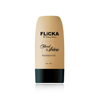 FLICKA FOUNDATION BLEND & SHINE 02.1 NATURAL