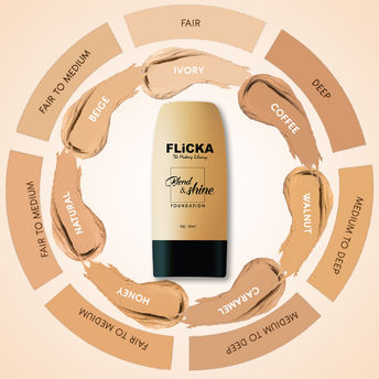 FLICKA FOUNDATION BLEND & SHINE 02.1 NATURAL