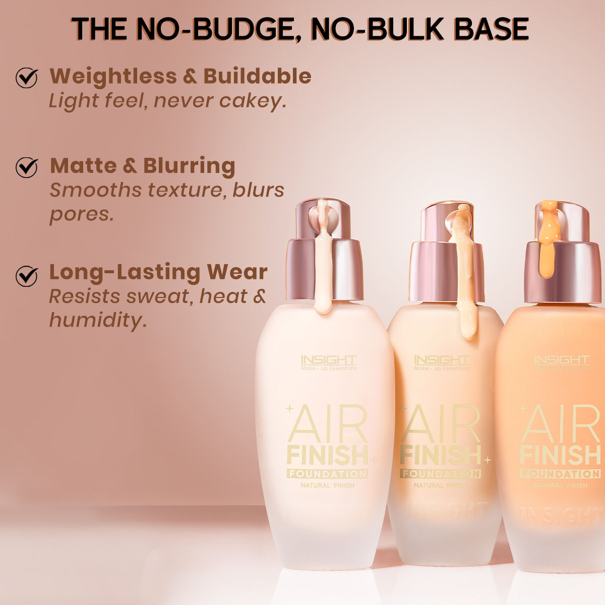 INSIGHT AIR FINISH FOUNDATION 06 GINGERBREAD GLOW