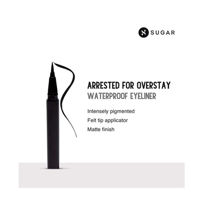 SUGAR EYELINER ARRESTED OVERSTAY01 I"LL BE BLACK 0.55 ML