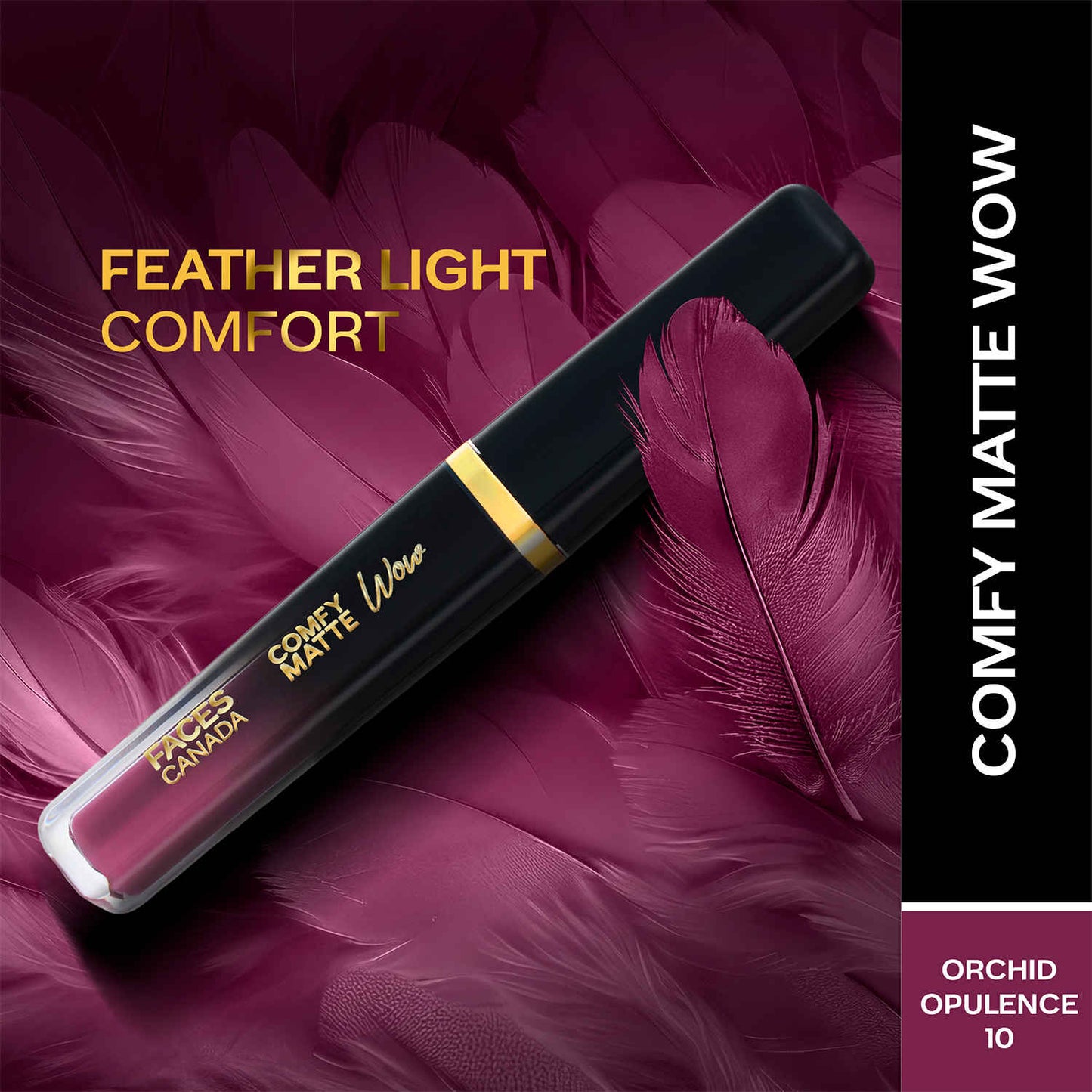 FACES COMFY MATTE WOW LIQUID LIPSTICK 10 ORCHID OPULENCE (CC6225) 3.8ML