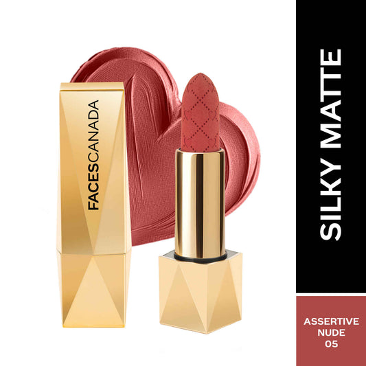 Faces Canada Comfy Silk Obsession Lipstick Assertive Nude 05