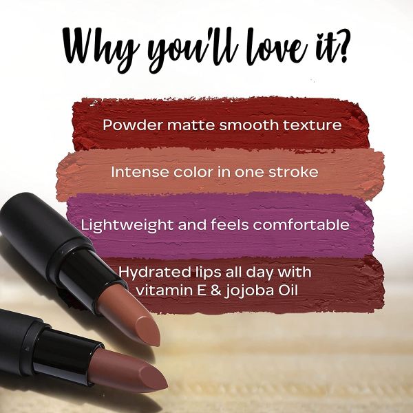 FACES WEIGHTLESS MATTE FINISH LIPSTICK 30 WINE ROUGE 4 G  CC5833