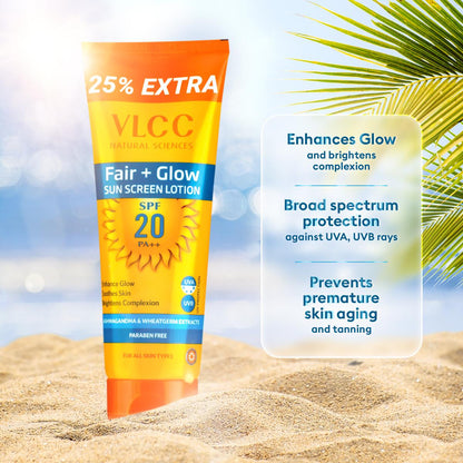 VLCC SUNSCREEN SPF 20 100ML