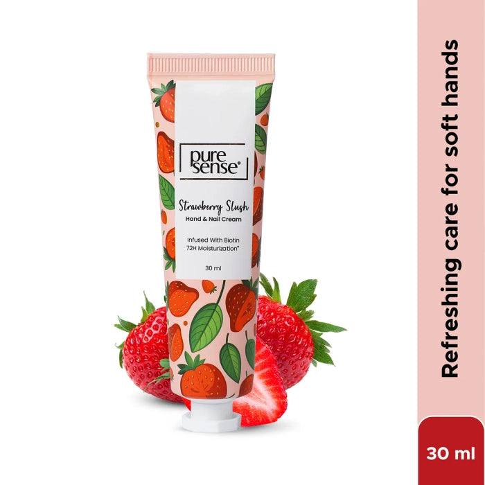 प्योर सेंस स्ट्रॉबेरी स्लश हैंड और नेल क्रीम 30ML