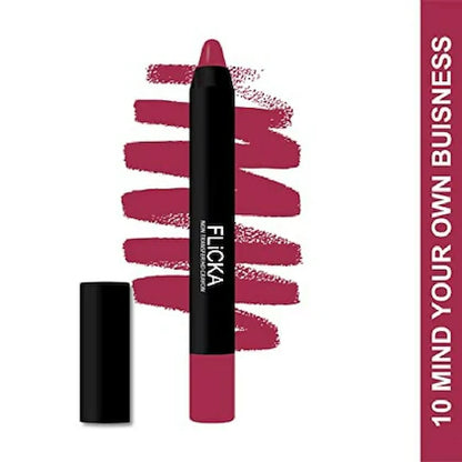 FLICKA LASTING LIPSENSE NON TRANSFER HD CRAYON 10 MIND YOUR OWN BUSINESS