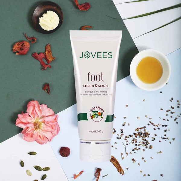 JOVEES FOOT CREAM AND SCRUB 100GM