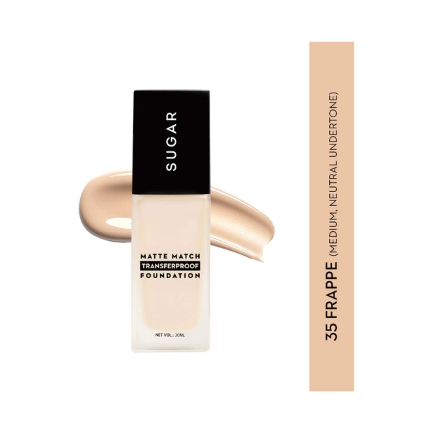 SUGAR MATTE MATCH TRANSFERPROOF FOUNDATION 35 FRAPPE 30ML