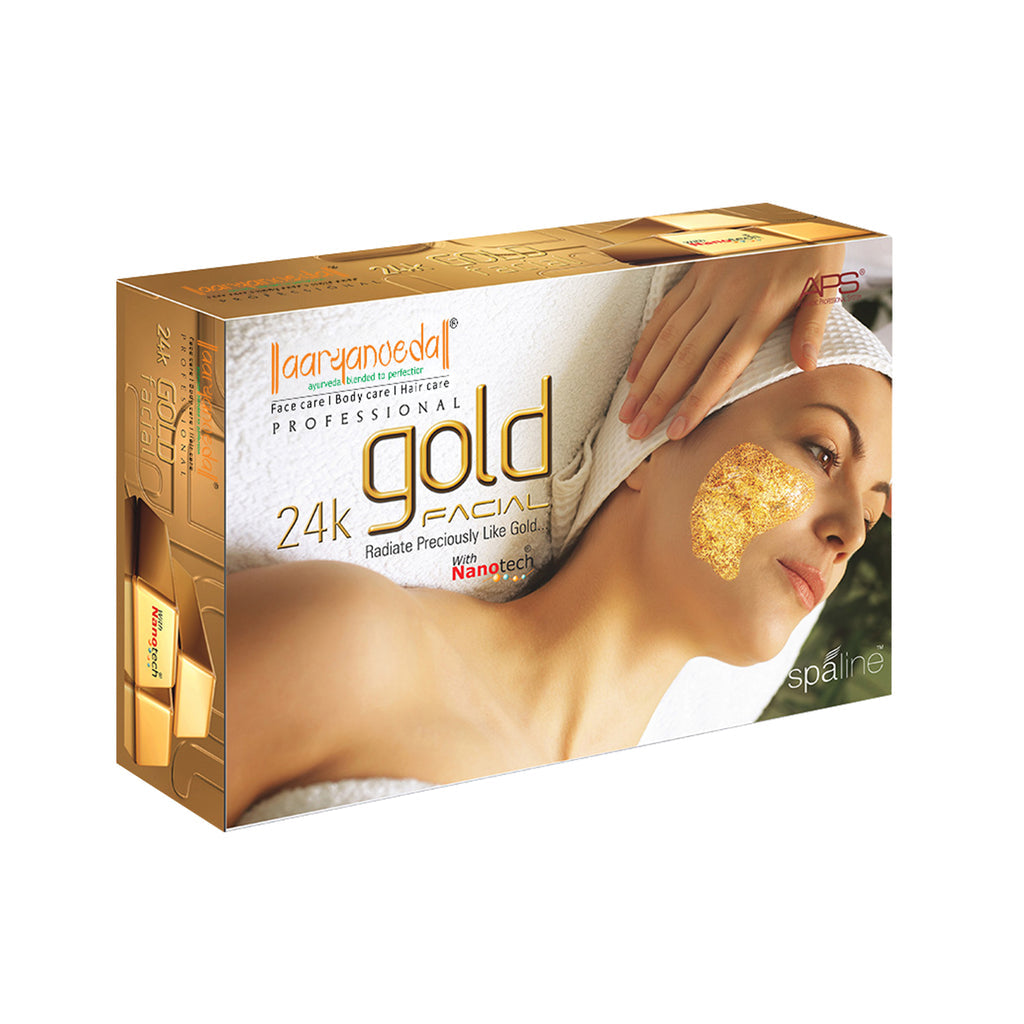 ARYANVEDA GOLD FACIAL KIT 50GM