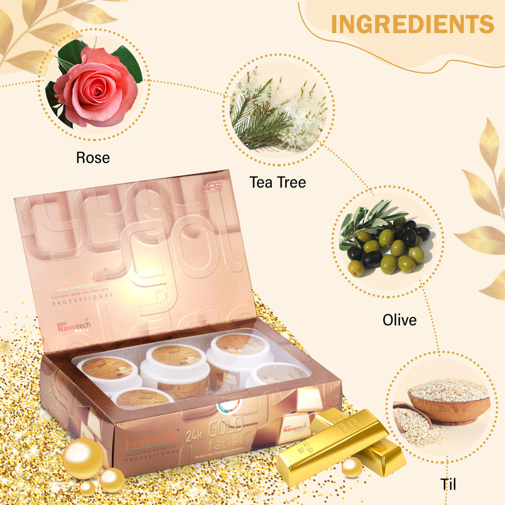 ARYANVEDA GOLD FACIAL KIT 50GM