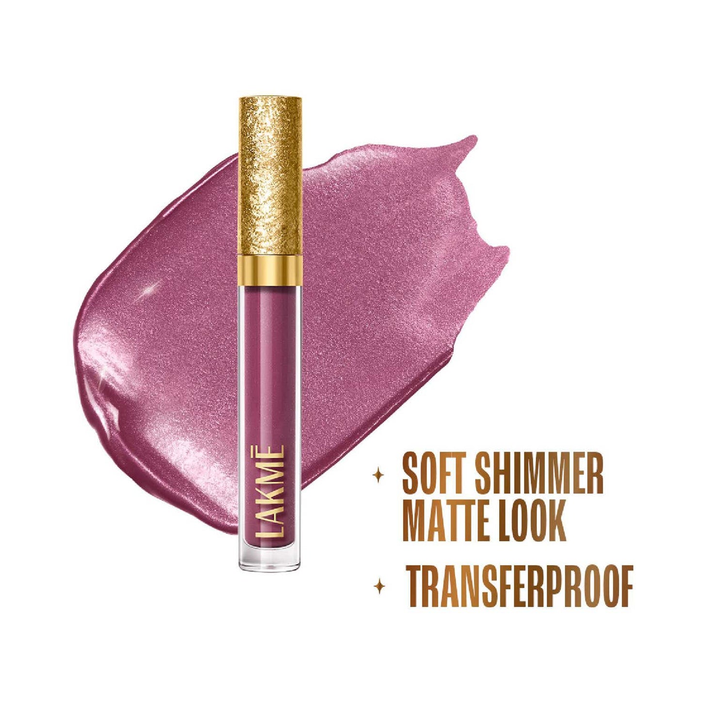 Lakme Be-Jewel Shimmer Lip Liquid Lipstick 501 Rose Quartz