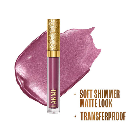 Lakme Be-Jewel Shimmer Lip Liquid Lipstick 501 Rose Quartz