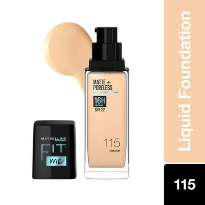 MAYBELLINE FOUNDATION FITME PUMP 115 30 ML