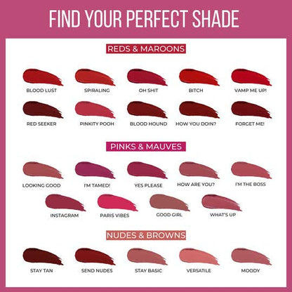 INSIGHT 24HRS NON TRANSFER MATTE LIPSTICK SEND NUDES 06