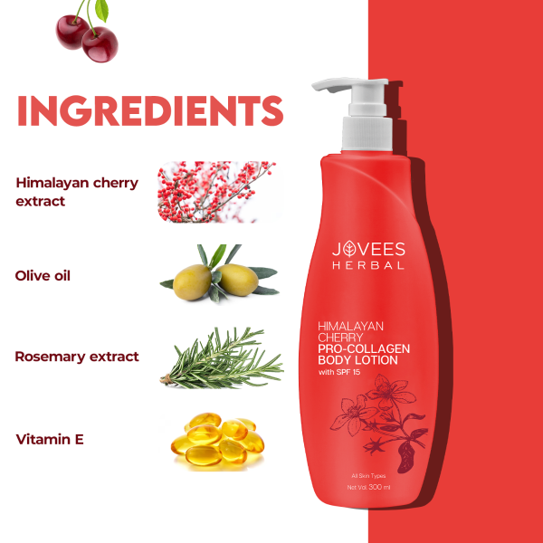 JOVEES HIMALAYAN CHERRY BODY LOTION 300ML