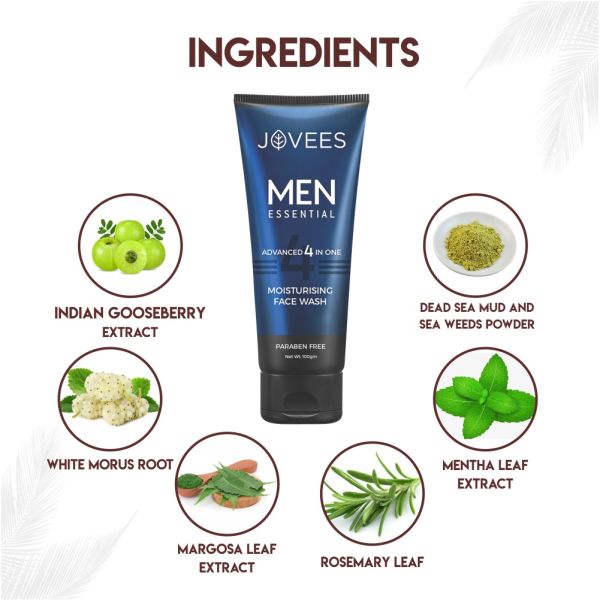 JOVEES MEN MOISTURISING FACE WASH 100ML