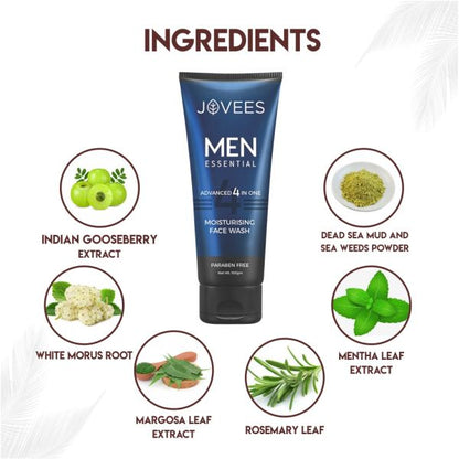 JOVEES MEN MOISTURISING FACE WASH 100ML