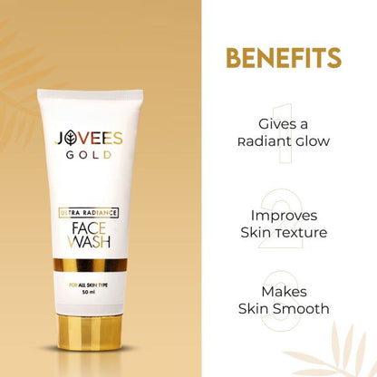 JOVEES GOLD FACE WASH 50 ML