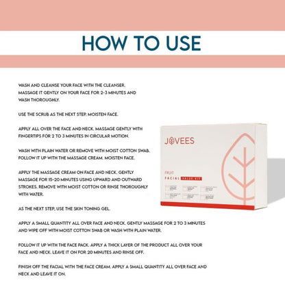 JOVEES FRUIT FACIAL KIT 63GM