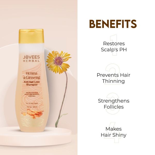 JOVEES HENNA GINSENG ANTI HAIR LOSS SHAMPOO 300ML