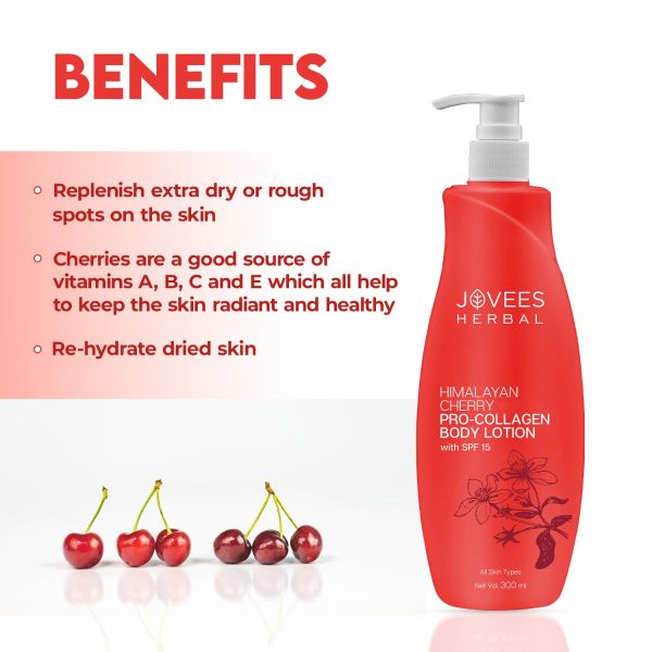 JOVEES HIMALAYAN CHERRY BODY LOTION 300ML