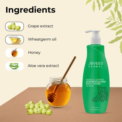 JOVEES HONEY GRAPE SKIN REVITALIZING BODY LOTION 300ML