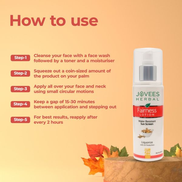 JOVEES SPF 25 SUN FAIRNES LOTION 100 ML