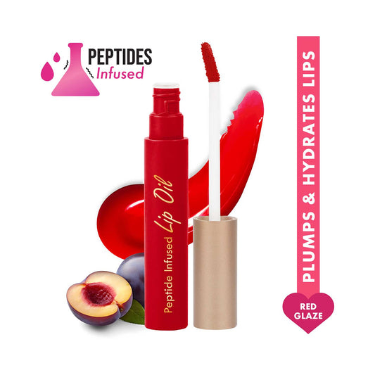 Insight Cosmetics Peptide Infused Lip Oil Red Glaze