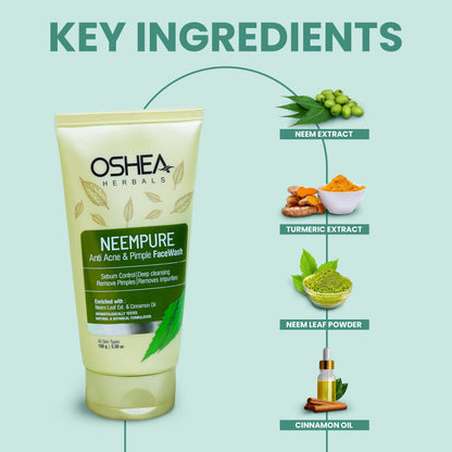 OSHEA FACEWASH NEEM 100G