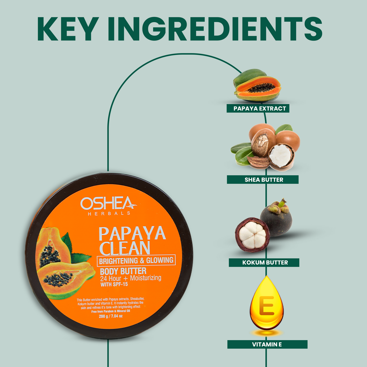 OSHEA BODY BUTTER PAPAYA BUTTER