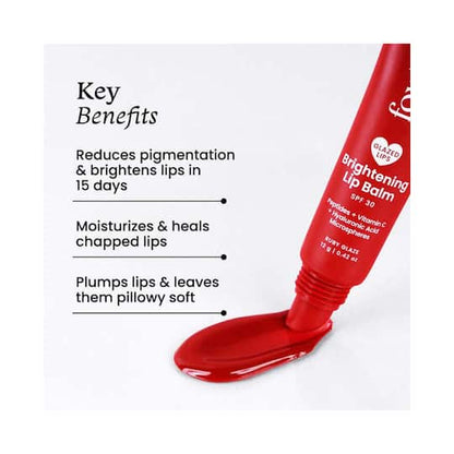 FOXTALE RUBY GLAZE BRIGHTING LIP BALM 12G
