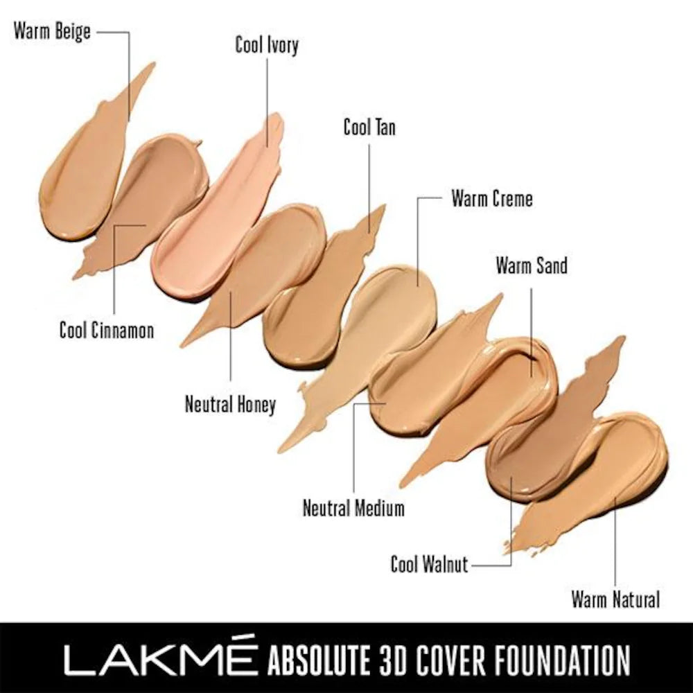 Absolute Foundation LAKME ABSOLUTE FOUNDATION 3D W240 15ML – Beauty Corner
