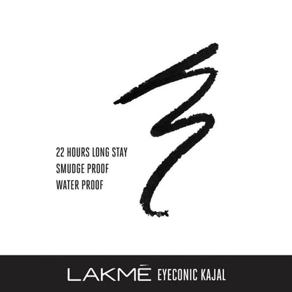 LAKME 9TO5 EYECONIC KAJAL DEEP BLACK 0.35G