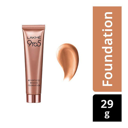 LAKME 9TO5 POWERPLAY MOUSSE FOUNDATION 01 ROSE IVORY 25G