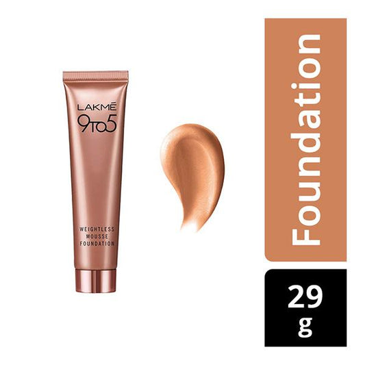 LAKME 9TO5 POWERPLAY MOUSSE FOUNDATION 01 ROSE IVORY 25G